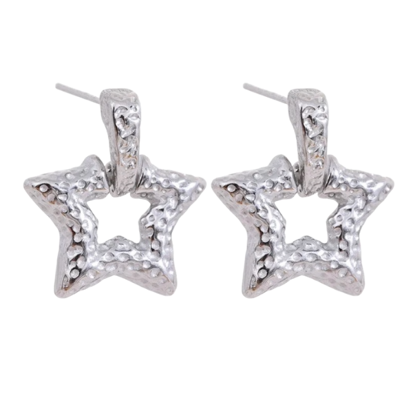 Aretes Dafne Plateado