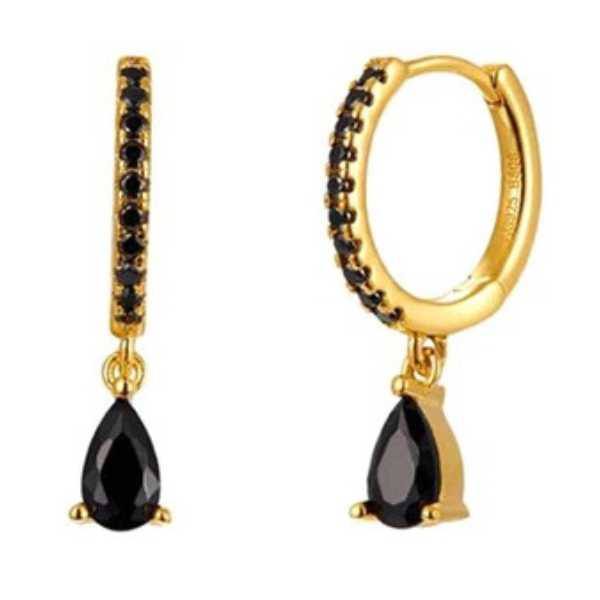 Argollas Kiara Negro