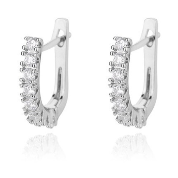 Argollas Nancy Plateado